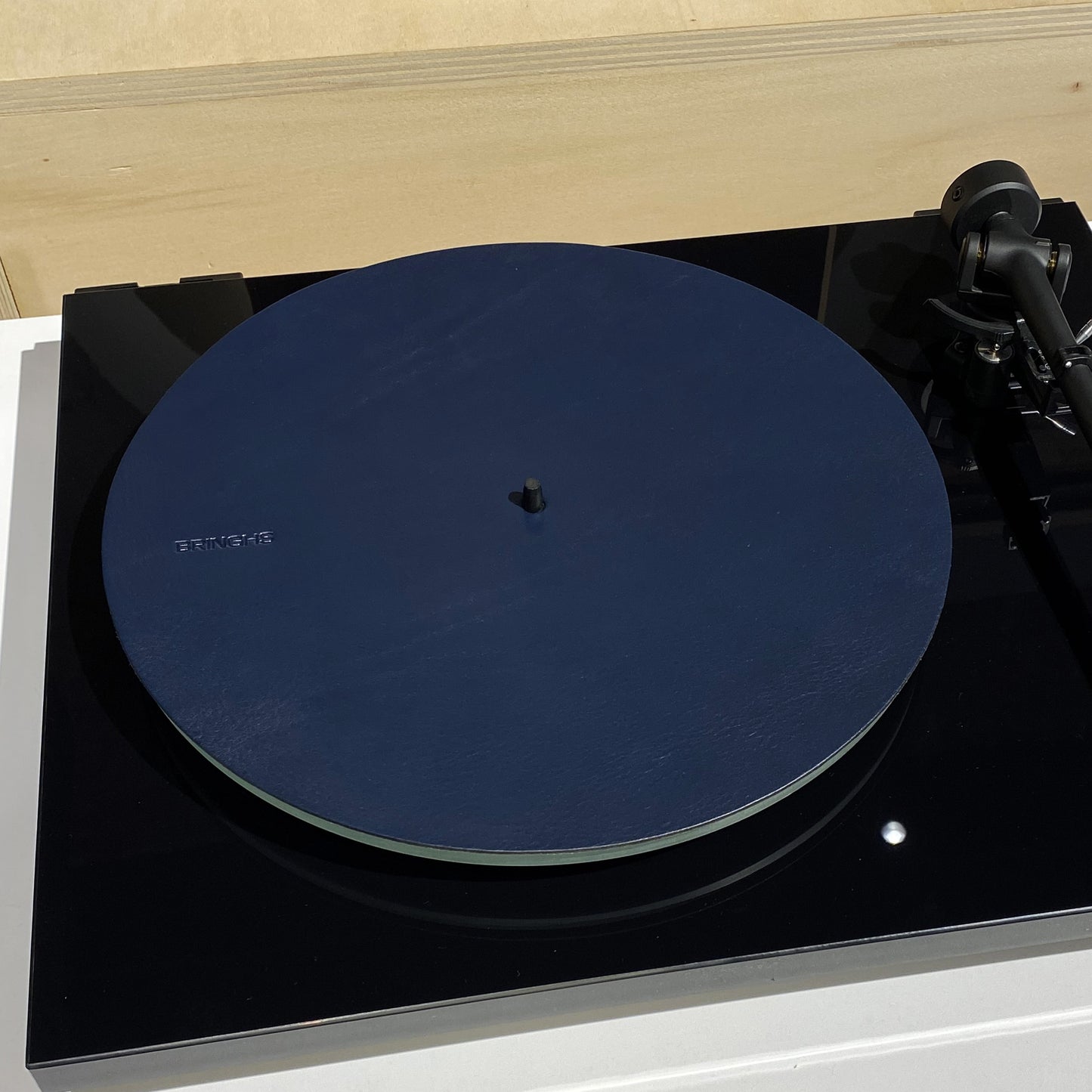 Le Couvre-plateau Navy grainé